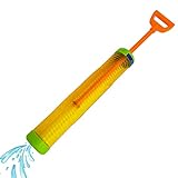 alldoro 60111 - Water Shooter Wasserpistole ca. 45 cm, Wasserspritze Reichweite bis zu 12 Meter, Wasserkanone mit Wassertank, Wasserspritzpistole für Strand, Garten und Freizeit, für Kinder ab 3 Jahre