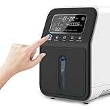 YDIJFLL Tragbarer Sauerstoffgenerator, 9l Einstellbare Sauerstoffkonzentratormaschine mit Niedrigem Rauschen für Dedizierte Kleine Familie