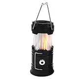 BELLIFFY Campinglicht led- taschenlampe solar taschenlampe notfallleuchte solar camping lamp Außenlampe wiederaufladbare Taschenlampe solares Lagerlicht Zeltlampe im Freien Außenlicht Black