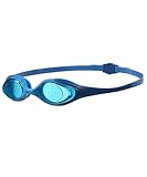 arena Spider Junior Schwimmbrille für Kinder, Schwimmbrille mit Anti-Beschlag und UV-Schutz, Selbstjustierender Nasensteg, Hypoallergene Silikondichtungen