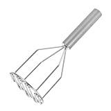 Gatuida Kartoffelstampfer Bohnenbrecher Potatoe Masher Elektrische Kartoffelpresse Eierstampfer Lebensmittelstampfer Obststampfer Kartoffel -masher -werkzeug Silver Rostfreier Stahl