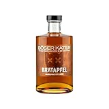 BÖSER KATER Bratapfel Likör | Fruchtig würziger Winterapfel Liqueur | Für den puren Genuss & für spannende Cocktails | Besondere Geschenkidee zu Weihnachten | Vegan & Handgemacht 0,5l 20% Vol.