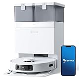 ECOVACS DEEBOT T30C Pro Omni Saugroboter mit Wischfunktion, 12800Pa Saugkraft, Auto-Entleerung, Heißlufttrocknung, 200min Laufzeit, Ideal für Tierhaare & Teppiche (Deebot T30 Omni Upgrade)