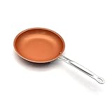 Liuhyun Bratpfanne Bratpfanne 20 cm 26 cm 28 cm Antihaft-Pfanne Kessel Induktionsherd Wokpfanne Brot Pizza Eierpfanne Gaskocher Pfannkuchenpfanne für Zuhause (Farbe: 26 cm Pfanne und Schaufel)