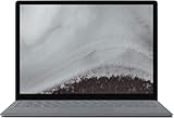 Microsoft Surface Laptop 2, 13,5 Zoll Touchscreen (2256 x 1504), Intel Core i7-8650U, 16 GB RAM, 512 GB SSD, Amerikanische Tastatur, Silber, Windows 10 Pro (Generalüberholt)