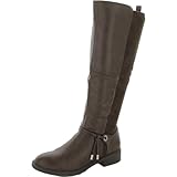 Style & Co. Verrlee Damen Reitstiefel, Kunstleder, kniehoch, Mokka Smooth, 40 EU