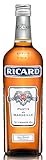 Ricard Pastis – Französischer Likör mit Sternanis, erfrischendem Kräuteraroma und Süßholzsaft – 1 x 0,7 L