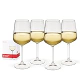Spiegelau & Nachtmann, 4-teiliges Weißweinglas-Set, Kristallglas, 440 ml, Style, 4670182, Transparent