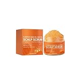 Peeling für die Kopfhaut, Peeling mit Kürbiskernöl, Rosmarin und Ingweröl, Tiefenreinigung, pflegt die Kopfhaut und bewahrt die Gesundheit der Haare. (1 Stück)