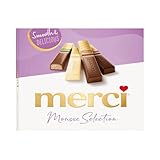 merci Finest Selection Mousse au Chocolat Vielfalt – 1 x 210g – Gefüllte und nicht gefüllte Schokoladen-Spezialitäten