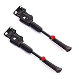 YARNOW 2 Stück Fahrradständer Kickstand Bergzubehör Gestell Ständer für Seitenständer Fahrrad Black