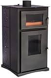 Joima Vitta Nature Pelletofen mit Backofen ohne Strom 8 kW. Pelletofen stromlos
