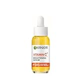 Garnier Vitamin C+ Glow Booster Serum – pflegendes Gesichtsserum mit Vitamin C und Melasyl gegen dunkle Pigmentflecken, für einen ebenmäßigen Teint und strahlend schöne Haut, 30 ml