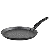 Russell Hobbs RH02852EU7 Metallic Marble 25 cm Crêpe-Pfanne - Antihaft-Pfannkuchenpfanne, flache Omelett-/Eierpfanne, Induktionsherd geeignet, weicher Griff, Kochgeschirr aus geschmiedetem Aluminium