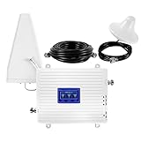 Xverycan Handy Signalverstärker, Tri-Band-Verstärker, 2g/3g/4g LTE-Signalverstärker, Universeller Signalverstärker Intelligenter Repeater Kit für alle europäische Carriers