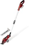 Einhell Akku-Gras- und Strauchschere GE-CG 18/100 Li T-Solo Power X-Change (Li-Ion, 18 V, Teleskopstiel, Schnittbreite Grasschneideblatt 100 mm, Strauchscherenmesser 200 mm, ohne Akku und Ladegerät)