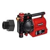 Einhell Hauswasserautomat GE-AW 1142 FS (1100 Watt, 4200 L/h Fördermenge, Automatikfunktion, max. 4,8 bar Druck, max. 48 m Förderhöhe, 8 m Ansaughöhe, Flow-Sensor, LED-Anzeige)