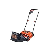 Black+Decker Elektro-Rasenlüfter (600W, zur ganzjährigen Rasenpflege, 30 cm Arbeitsbreite, 3 Arbeitshöhen) GD300-QS