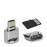 Micro-SD-Kartenleser, USB C auf SD-Kartenleser, Typ C TF Speicherkartenleser, OTG-Gerät, Speicherkartenadapter, Kartenleser, für Laptops, Kameras, Smartphones, Desktop, die meisten Typ-C-Geräte