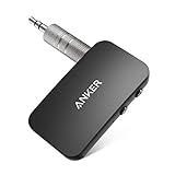 Anker Soundsync Bluetooth Empfänger für Musik mit Bluetooth 5.0, Akkulaufzeit von 12 Stunden, für Auto, Zuhause, Kopfhörer und Lautsprecher