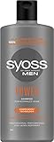 Syoss Shampoo Men Power (440 ml), kräftigendes Herren Shampoo mit Koffein & Power-Boost Technologie stimuliert die Haarwurzeln, Haar Shampoo für normales Haar