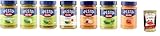 Barilla Pesto Set, 7 Sorten x 190g, Genovese, Basilico Pistacchio, Ricotta Noci, Rucola, Calabrese, Basilico Limone, Genovese ohne Knoblauch, + Italian Gourmet polpa 400g