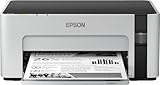 Epson EcoTank ET-M1120 nachfüllbarer Schwarzweißdrucker (Singlefunction, DIN A4, Wi-Fi, USB 2.0) großer Tintenbehälter, hohe Reichweite, niedrige Seitenkosten