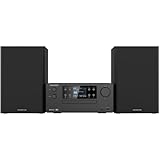 KENWOOD M-925DAB-B - Micro HiFi-System mit DAB+, CD, USB, Bluetooth, 2 x 50 Watt RMS und TFT-Display; Midnight Black