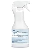 Backofeneiniger & Grillreiniger - 1 L - geruchsneutral - entfernt Verbrennungsrückstände, Fett, Öl & Eiweiß - geruchsneutral - biologisch abbaubar - AK VARIOCHEMIE, Made in Germany