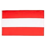 AZ FLAG - Flagge Österreich - 90x60 cm - Österreichische Fahne 60 x 90 Cm Feiner Polyester - Flaggen