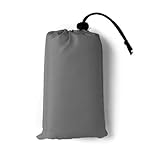 JTKSSCS Zeltplane Zeltplane Regen Sonnenschutz Hängematten Unterschlupf Camping Überleben Sonnenschutz Picknick Markisenabdeckung Wasserdicht Out Wanderzubehör(Grey1 140x200CM)