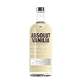 Absolut Vanilia – Absolut Vodka mit Vanille-Aroma – Absolute Reinheit und einzigartiger Geschmack in ikonischer Apothekerflasche – 1 x 1 l