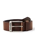 Levi's Herren NEW DUNCAN Gürtel, Braun (Dark Brown), 95
