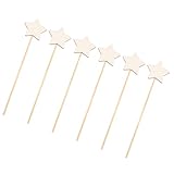 Supvox 6 Stück DIY Feenstäbe zum Basteln Leere Feenstäbe für Kreative Kinderpartys und Bastelprojekte für Kreativität und Vorstellungskraft