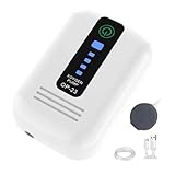 Aquarium Luftpumpe Leise USB Sauerstoff Kompressor 4,13x2,78x1,81 Zoll Klein Leistungsstark Belüfter Gerät Energieeffizient & Geräuscharm Design für Outdoor Hydroponik Aquarium