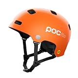POC POCito Crane MIPS Fahrradhelm für Kinder mit bewährtem Schutz, MIPS-Rotationsschutz und fluoreszierenden Farben für gute Sichtbarkeit, M (55-58cm)