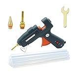 CCZRD Heißklebepistole Mit 11 Mm Durchmesser Klebestifte Industriepistolen Thermo Electric Heat Temperature Tool(Set-6W)