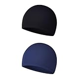 2 Stück Badekappe Kinder Jungen, Super Elastisch Kein Ziepen Haare Badehaube Kinder, Komfort Stoff Weich Wasserdicht Schwimmhaube Kinder, Swimming Cap for Kids Jungen Mädchen