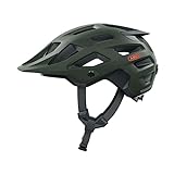 ABUS MTB-Helm Moventor 2.0 - komfortabler Fahrradhelm fürs Gelände - All-Mountain-Helm - für Damen und Herren - Grün Matt, M
