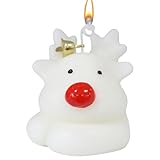 Elchkerzen, Weihnachtskerzen Deko für den Innenbereich, Elch Raumdekorationskerzen, rauchfreie Duftkerzen für Zuhause, Weihnachtskerzendekorationen für die