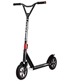Evo Dirt Rider Roller Schwarz & Rot mit robusten Rädern | Perfekt für Offroad-Stunts & Tricks | Scooter für Teenager & Erwachsene | Dirt Ramp Trick Roller | Alter 6-18+.