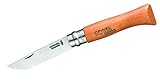 Opinel Carbon Messer Erwachsene Blister 2540089 N° 08, Natur