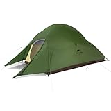 Naturehike Cloud up 2 Upgrade Ultraleichte Zelte Doppelten 2 Personen Zelt 3-4 Saison für Camping Wandern (20D Waldgrün Upgrade)