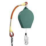 XWZZSY Selbsteinziehendes Rettungsleinen-Lanyard Absturzsicherungswerkzeug, 330/660/1100/2200lbs Fallschutz-Absturzsicherung, Werkzeugband Zum Anschließen des Sicherheitsgurtes(Size:50m,Color:150kg)