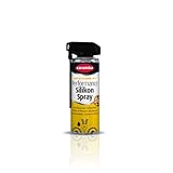 Caramba Performance Silikon Spray, Gleitspray zum Pflegen und Schützen, Schmieröl für Kunststoff, Gummi und Metall, Farblos und Geruchsarm, Dualer Sprühkopf, 300 ml