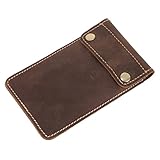 minkissy Reise Uhr Echtem Uhrenhülle für Männer Frauen Vintage Watch Case Aufbewahrung für Reisen Outdoor Aktivitäten Perfektes