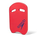 Speedo Kick Board Rot - Griffiges ergonomisches Schwimmbrett, Größe One Size - Farbe Fed Red - Blue Flame