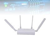 Cuifati 4G LTE -Router mit SIM -Kartensteckplatz, 300 Mbit/S Entsperrtem Drahtlosen WLAN -Internetroutern mit 4PCS Nicht Abnehmbaren Antennen, Plug -and -Play for Home/Office