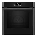 NEFF B5ACJ7HG3, N50, Einbau-Backofen, Slide and Hide, Made in Germany, LED Touch Control, Air Fry und Air Fry-Backblech, 7 Beheizungsarten, 3D Heißluft, CircoTherm, EasyClean, Pyrolyse, Graphite Grey