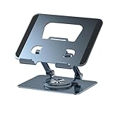 Computerhalterung, Tablet-Ständer, Tablet-Halterungen, drehbares Design, um 360 Grad drehbar, starke Belastung, stoßfest, Arbeitsbereiche zu Hause